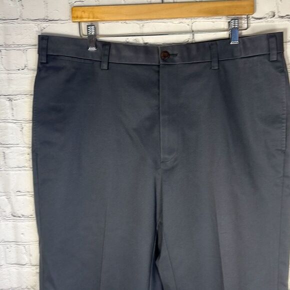 Orvis MENS Gray Chino Khaki Pants size W38 x L32 - Picture 2 of 10